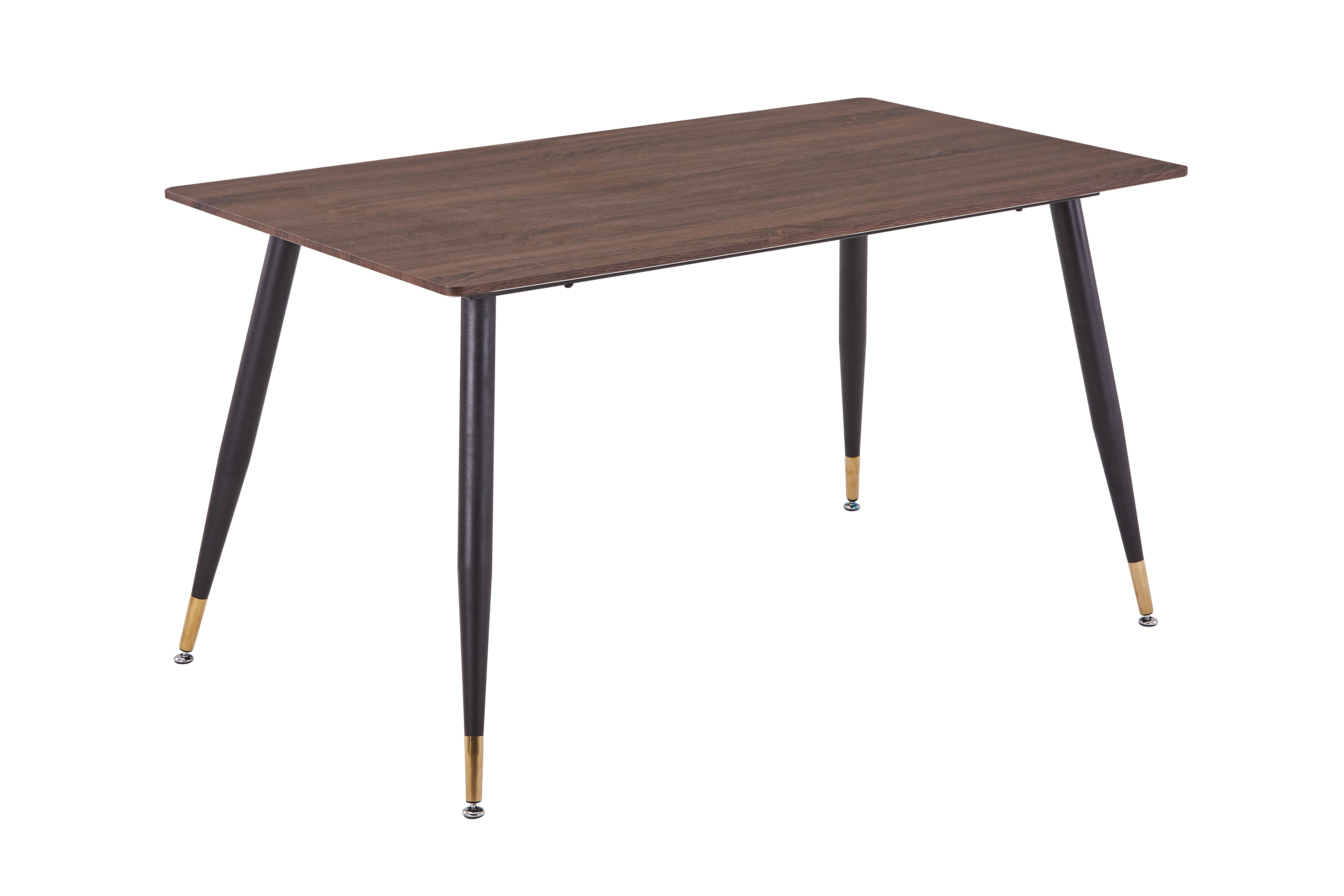 Willow 55" Dining Table MDF Top With Metal Legs