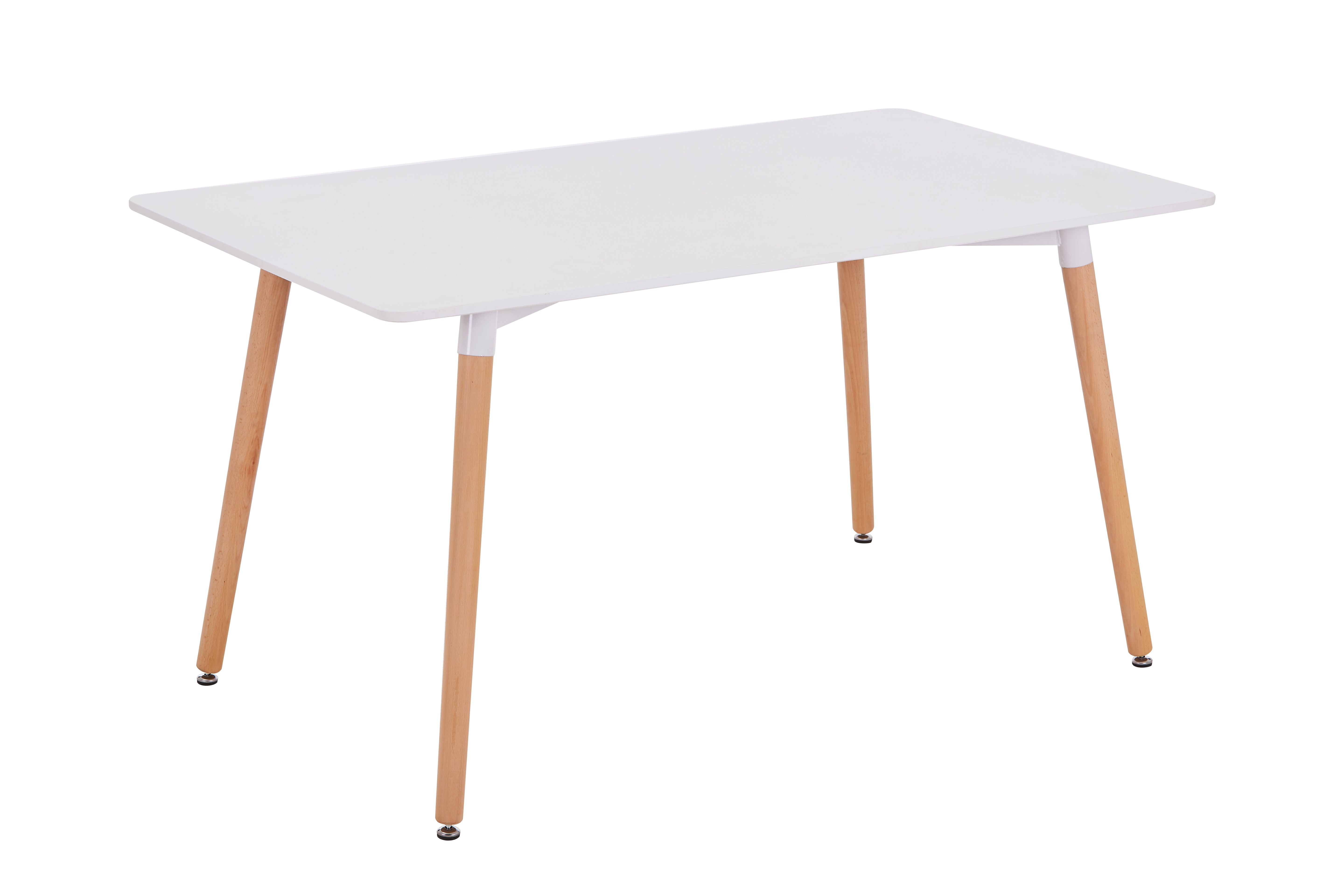 Iris 55" Solid Wood Base Dining Table