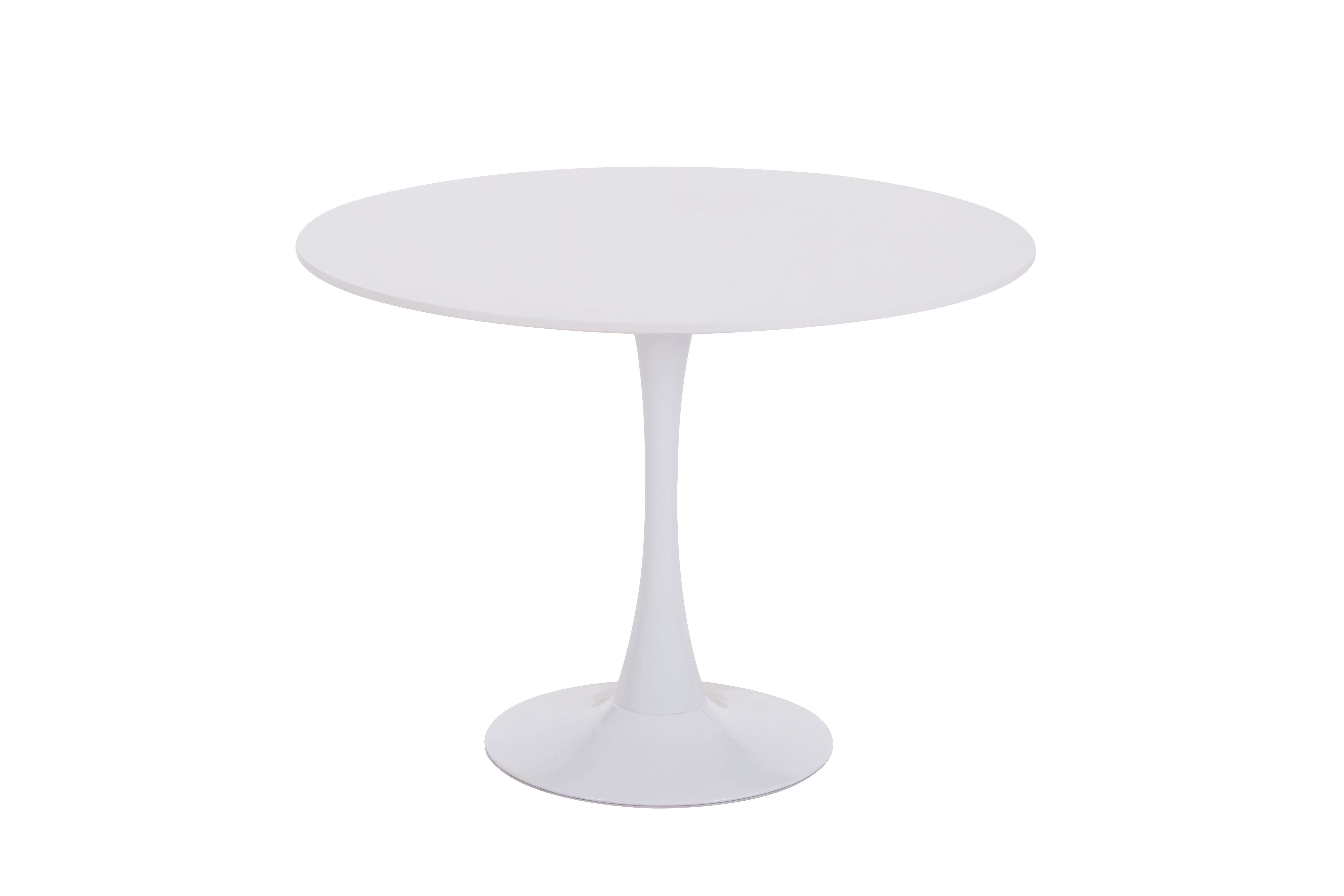 Aira 40" Pedestal Dining Table- White