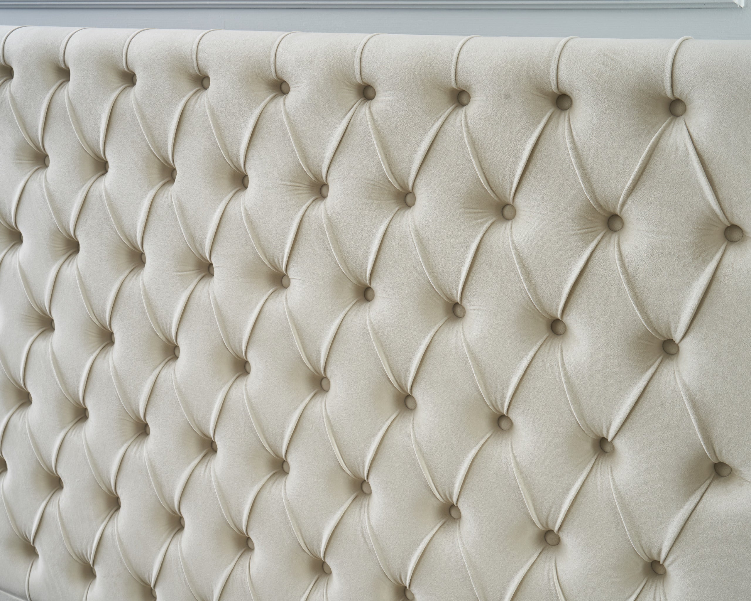 Alaya Lift-up Storage Bed- Beige